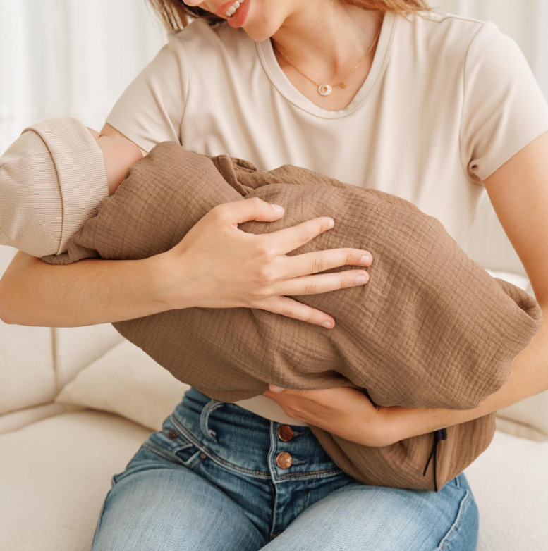 Cobertor de Lactancia Multiusos de Muselina 100% Algodón