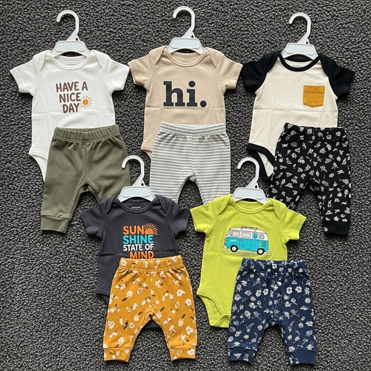 Set de Body y Pantalón de Algodón "Aventura Diaria"